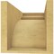 Ekena Millwork 8"W x 16"D x 8"H Wide Yorktown Rough Cedar Woodgrain TimberThane Corbel, Primed Tan CORUR08X16X08YORRCPR - alternate 5